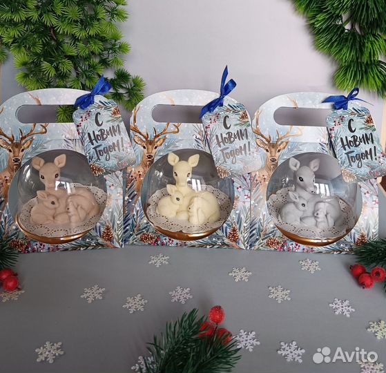 Мыло ручной работы новый год