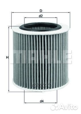 Фильтр масл.BMW 1 (F20/F21), 3 (F30), 5 (F10) 2