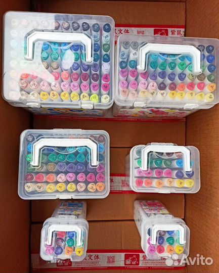 Двухсторонние фломастеры для скетченга 12-80 цвето