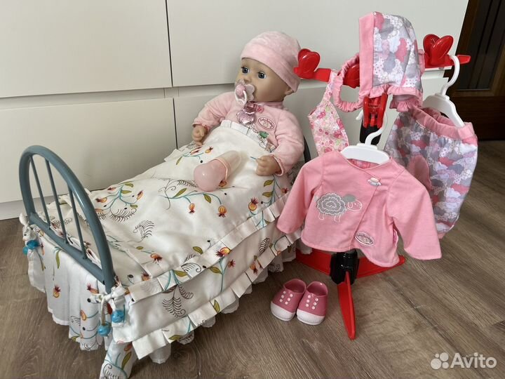 Комплект Кукла Zapf Creation Baby Annabell 43 см