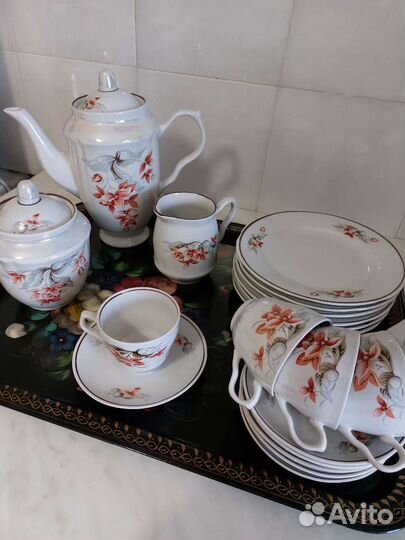 Кофейный сервиз Барановка времен СССР