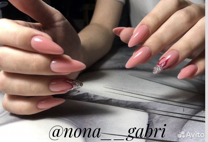 Маникюр -педикюр, наращивание на дому