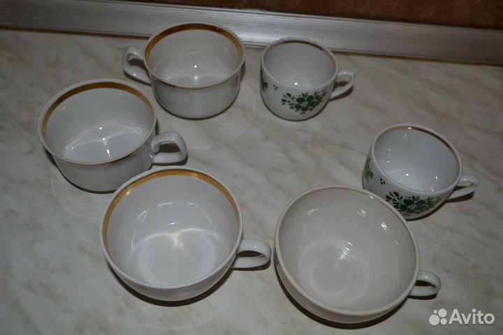 Фарфоровые чашки СССР