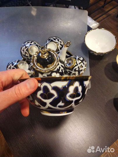 Узбекская посуда серии Пахта