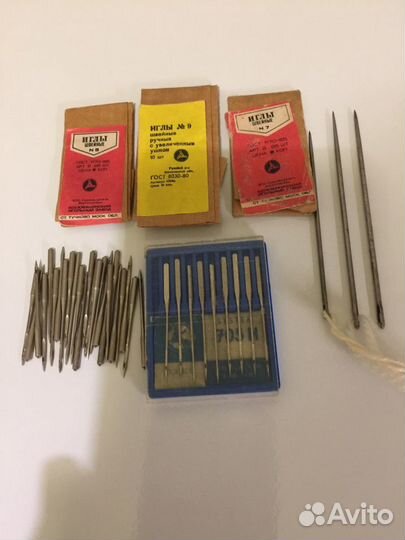Иглы для швейной машины и для шитья пр -во СССР