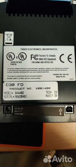 Принтер для карточек Fargo Persona C30 FD. США