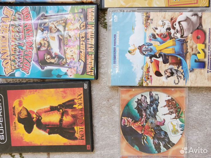 Dvd диски мультфильмы