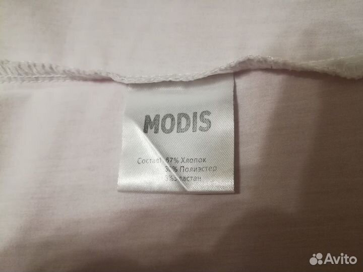 Рубашка белая для девочки р.140 modis