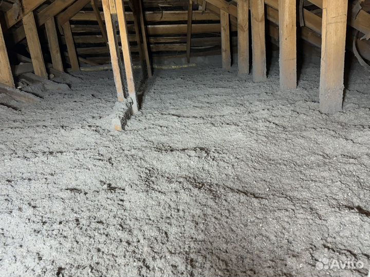 Утеплитель эковата в помещение