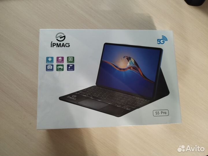 Новый Планшет 8/256гб Ipmag S5pro с клавиатурой