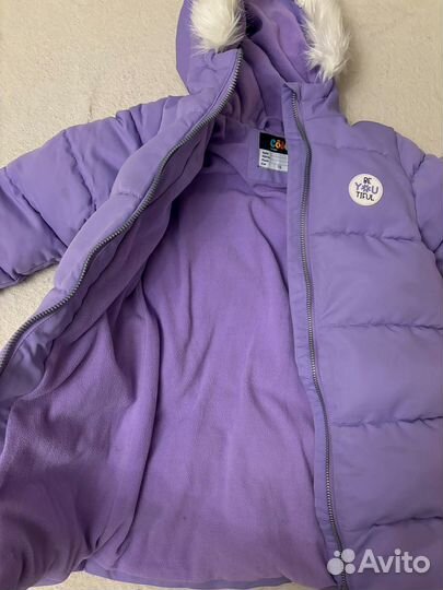 Пуховик для девочки 116