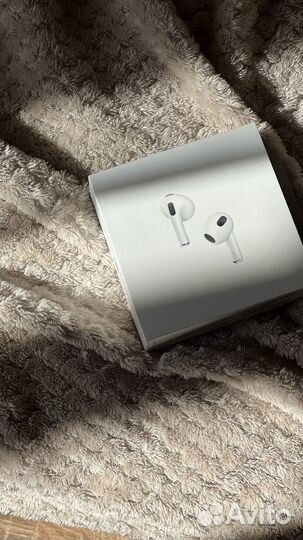 Наушники новые apple airpods 3 оригинал кейс+левый