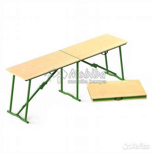 Полок - лавка в баню палатку Мобиба складной