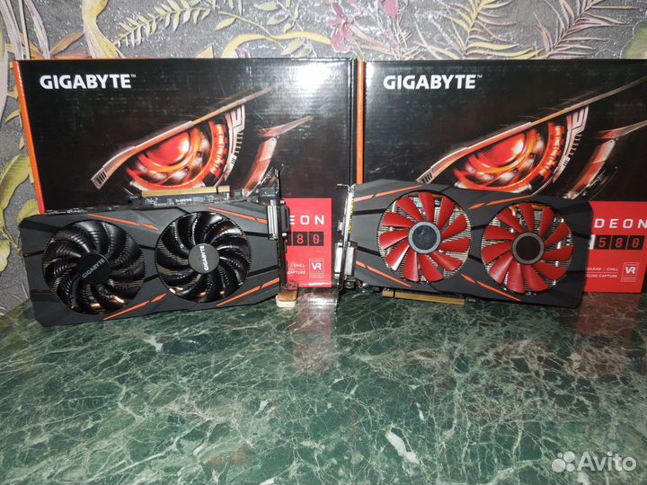 Gigabyte RX580 8Gb Gaming в отличном состоянии