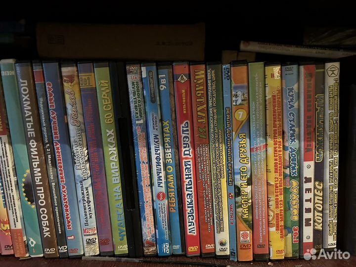 Куча дисков, кино, мультики