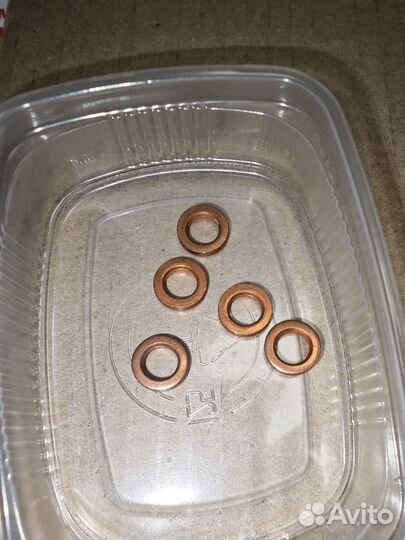 Шайба медная