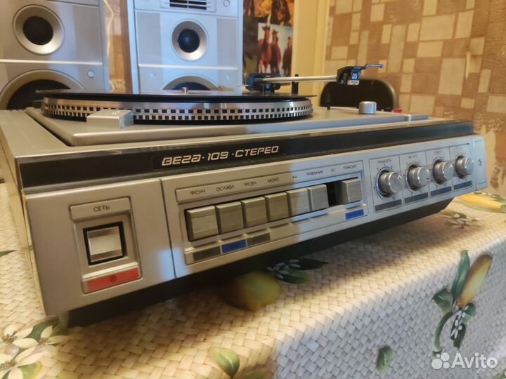 Виниловый проигрыватель Вега 109 стерео