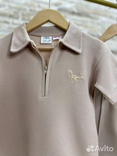 Новый костюм вафельный zara