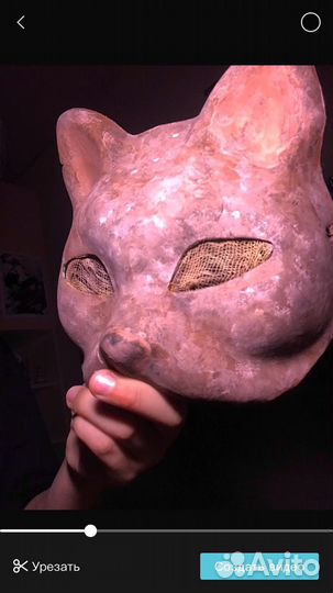 Маска кошки (папье-маше )