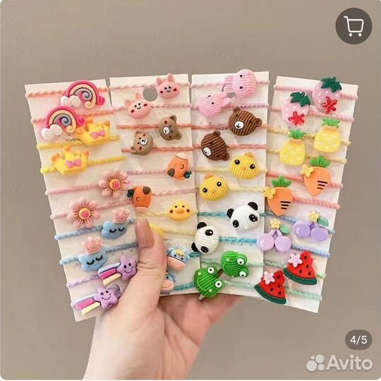 Резинки для волос для девочек