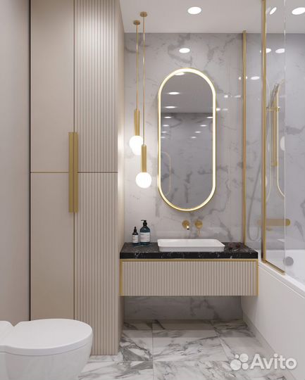 Зеркало в раме капсула Constance