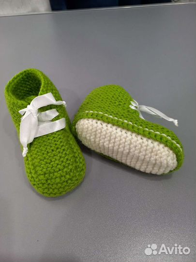 Пинетки носки вязаные ручная работа