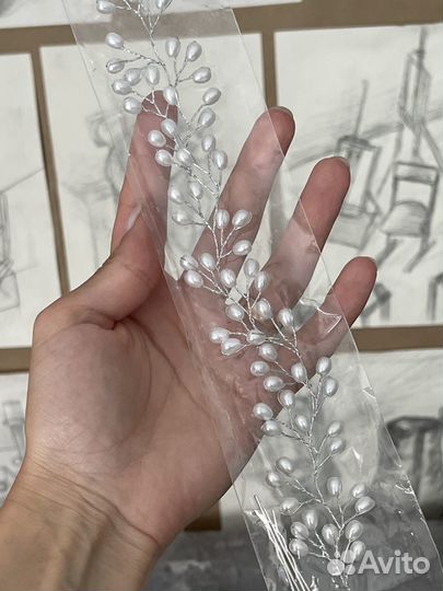 Свадебное украшение для волос