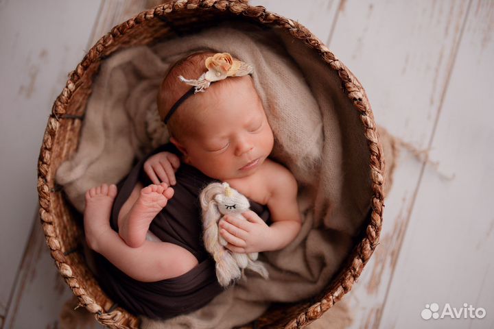 Фотосессия новорожденных newborn у вас дома