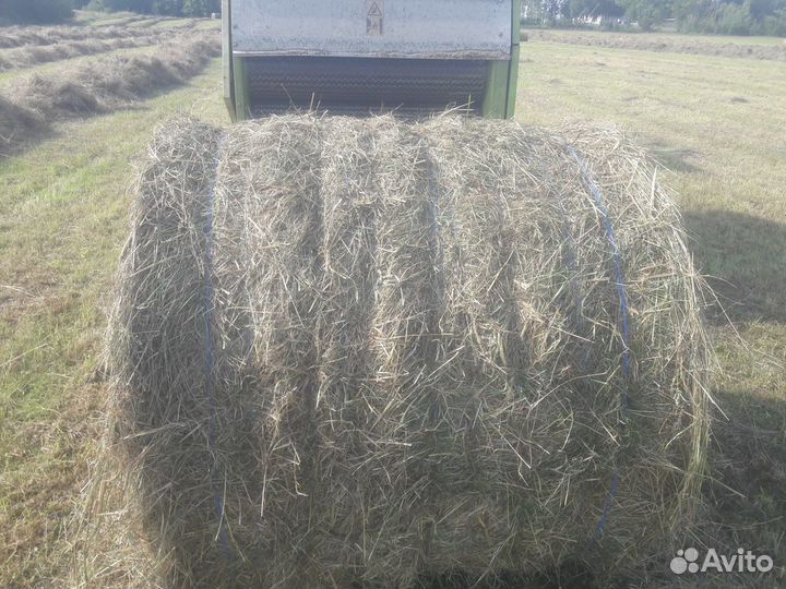 Солома в рулонах