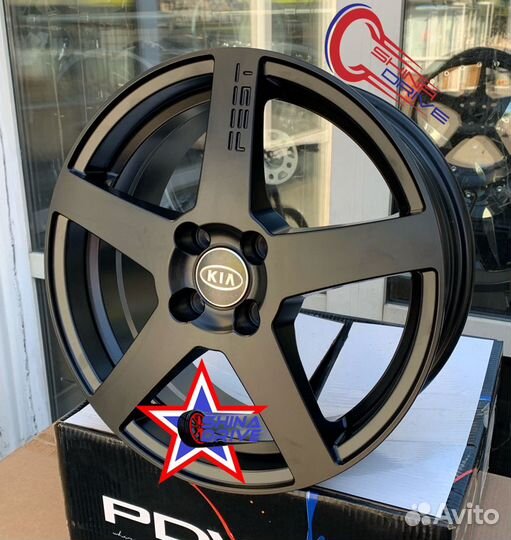 Диски Kia Rio R16 4x100 Black Matt