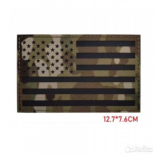 Патч флаг США, 12,7*7,6 мм (5*3 inch)