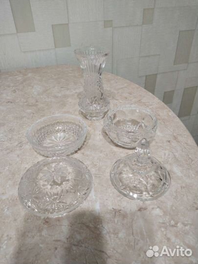 Хрустальные вазочки