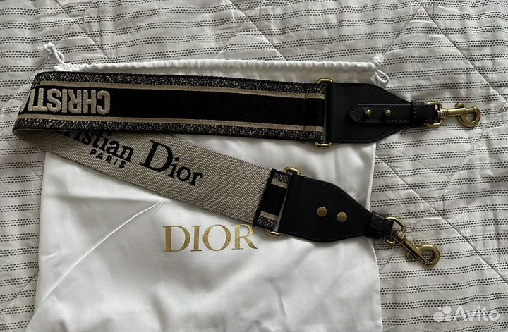 Плечевой ремень Christian Dior blue