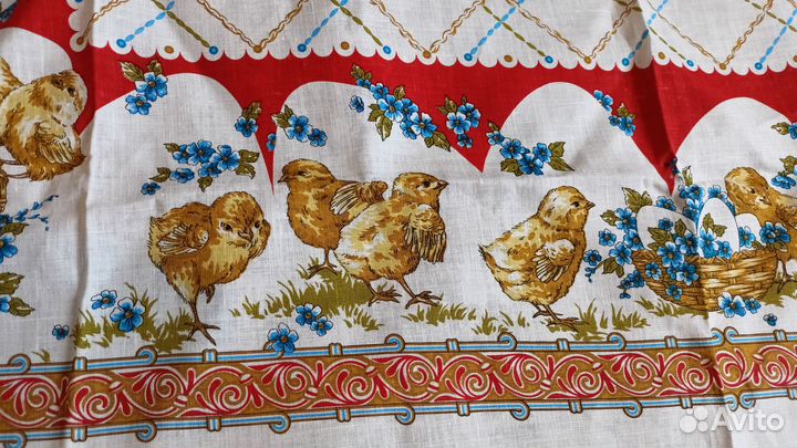 Павловопосадск лоскут пасхальная скатерть салфетка