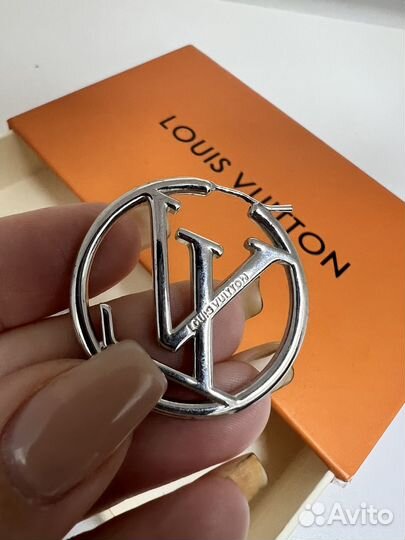 Серьги кольца Louis Vuitton