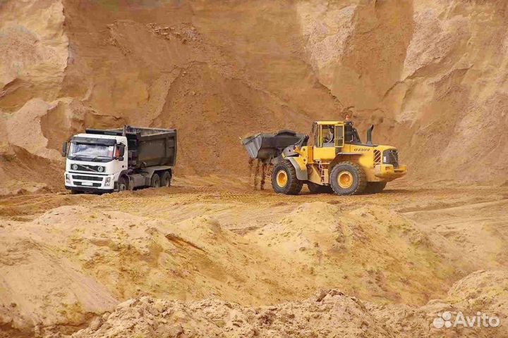 Песок с доставкой по области