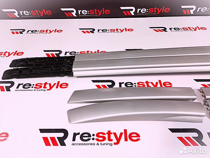 Рейлинги Mitsubishi Outlander с13г Серебро