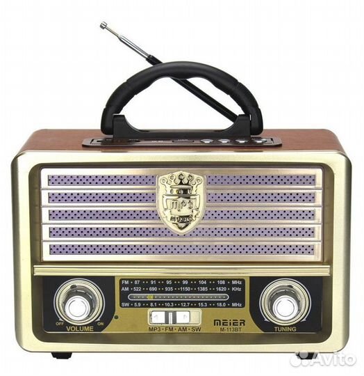 Радиоприемник Meier M-113BT USB Retro Bluetooth