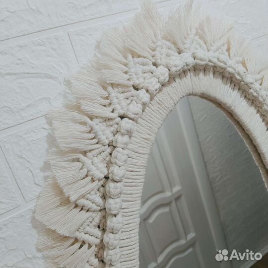 Зеркало макраме