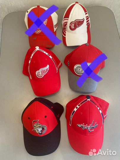 Бейсболка оригинальная NHL Red Wings