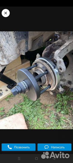 Съемник ступицы VAG 72мм