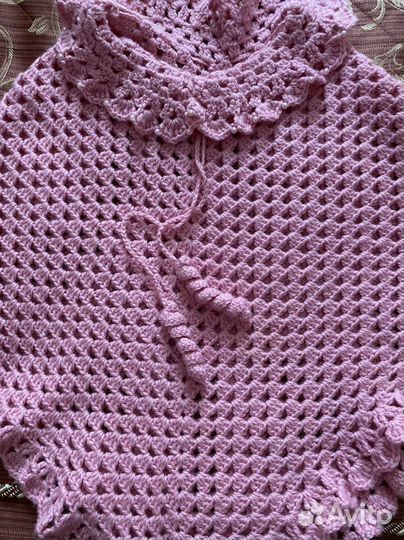 Пончо для девочек