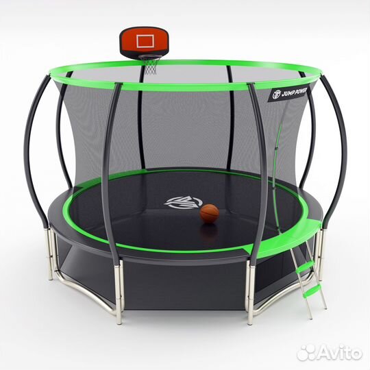 Батут Jump Power 12 ft Green