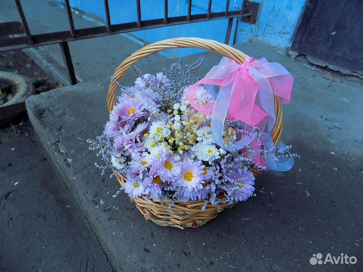 Корзина Ромашек