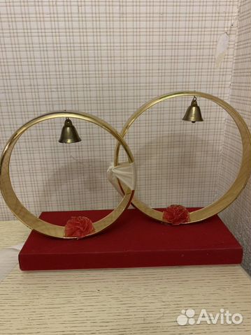 Кольца на машину свадебные