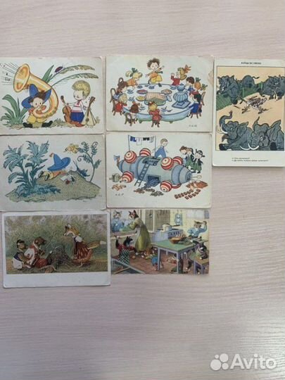 Открытки 50 годов сср