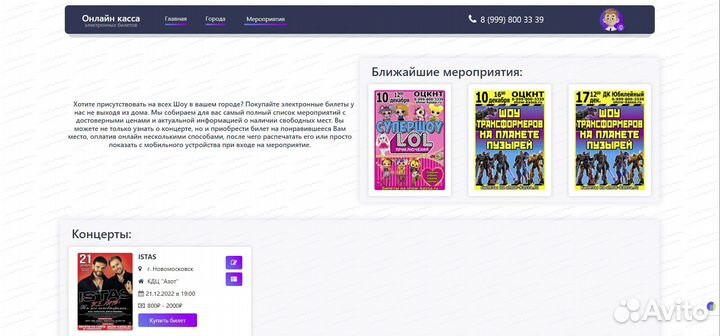 Разработка и продвижение сайтов, разработка ботов