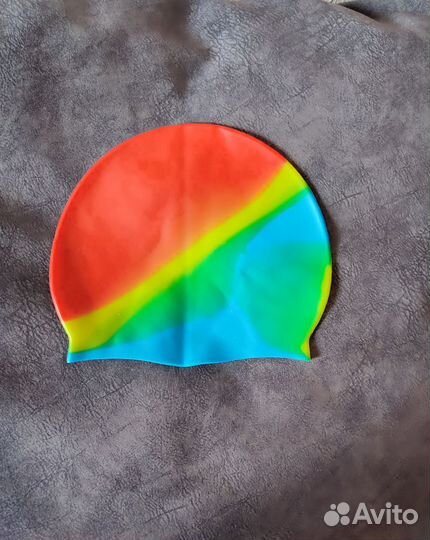Силиконовая шапка для бассейна (детская, новая)