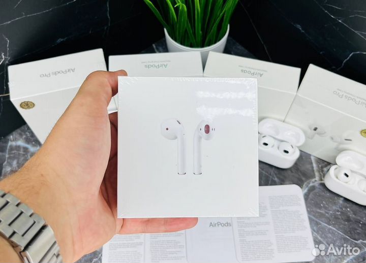 AirPods 2 «Оригинал» Чехол + Доставка + Гарантия