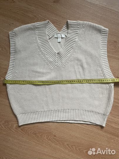 H&m хлопковый жилет